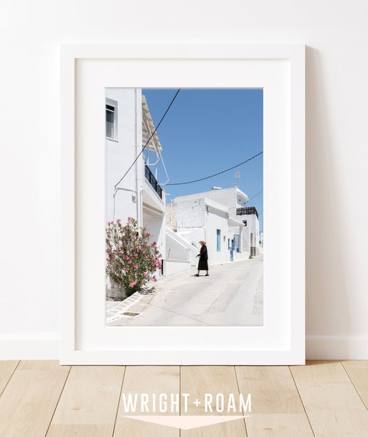 White and Blue Wall Art | Milos, Greece