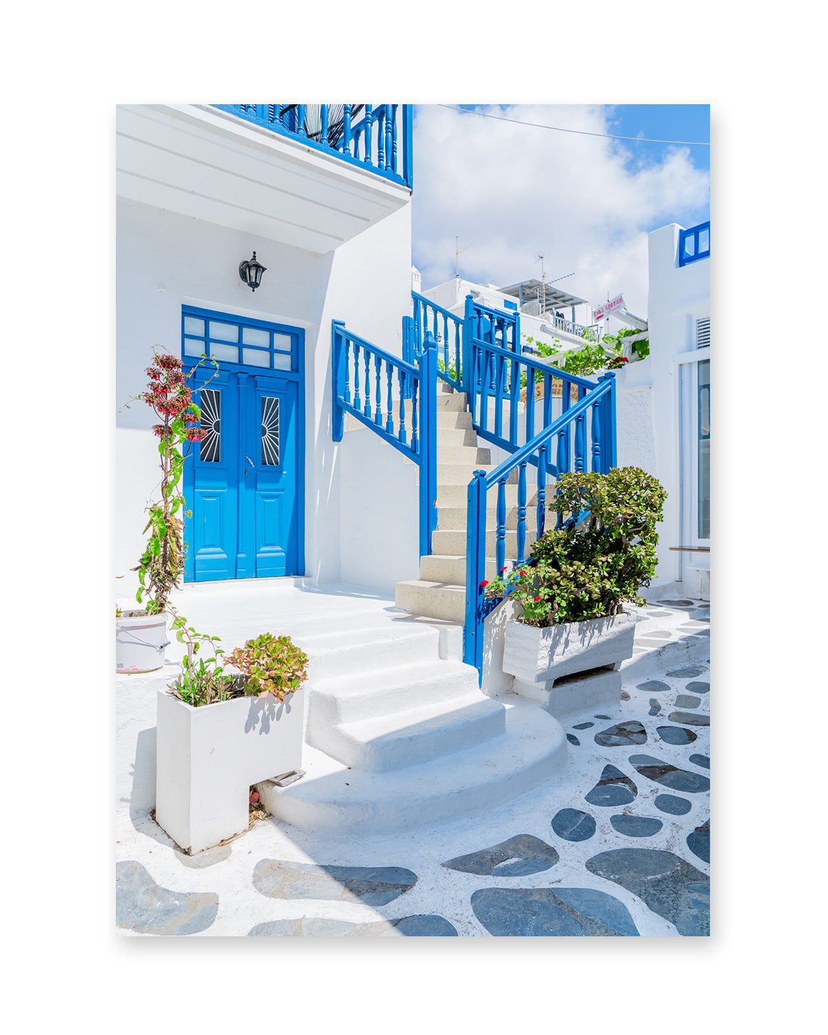 Blue Door in Mykonos