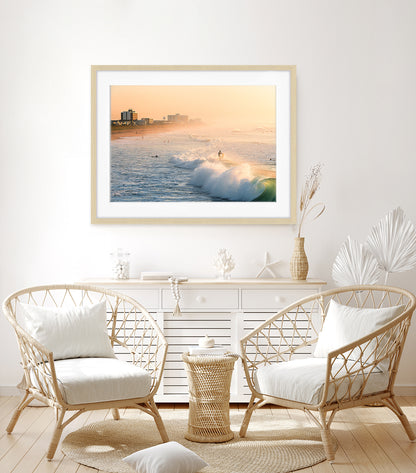 coastal decor wrightsville beach surf print