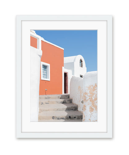 Minimal Greece Architecture Travel Print