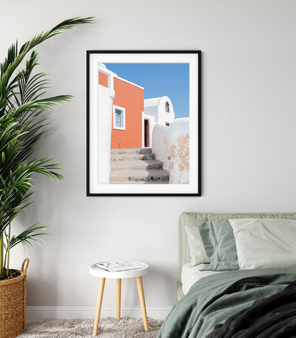 Minimal Greece Architecture Travel Print