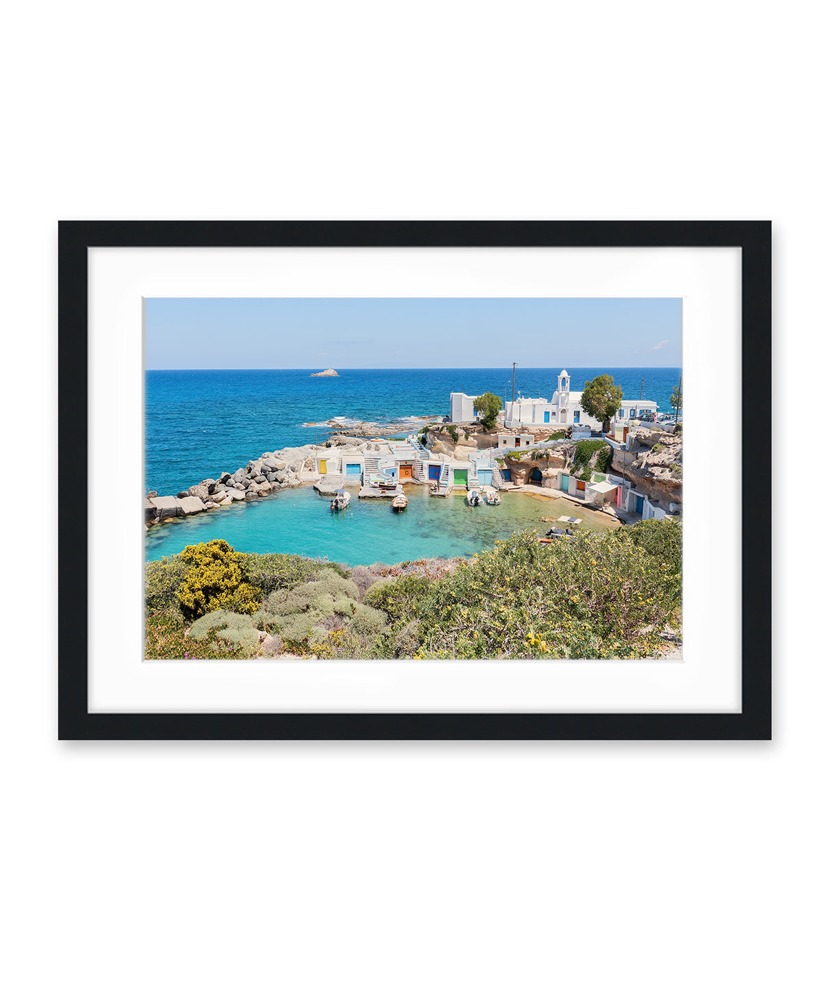 Mandrakia Fishing Villiage in Milos, Greece