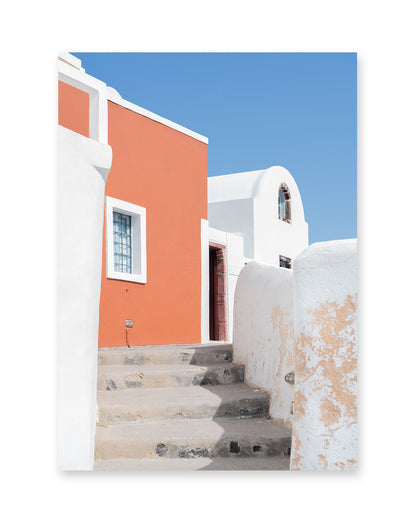 Minimal Greece Architecture Travel Print