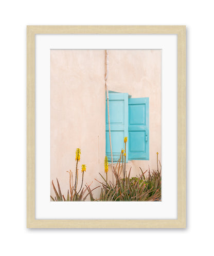 Colorful Architecture Santorini, Greece Art Print