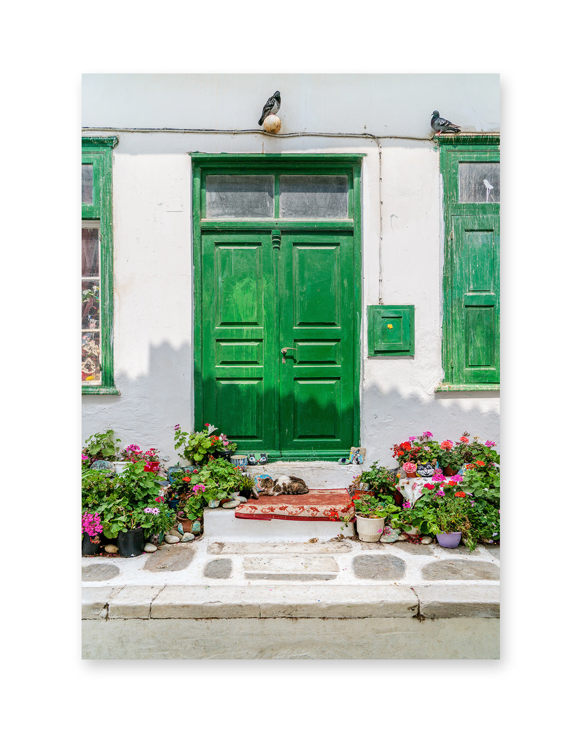 Green Door in Mykonos