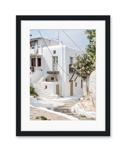 Neutral Travel Art | Greece Architecture