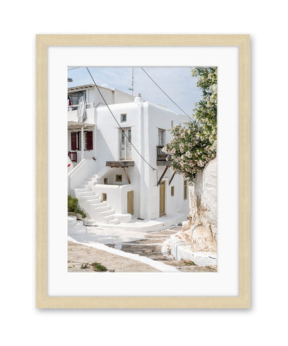 Neutral Travel Art | Greece Architecture