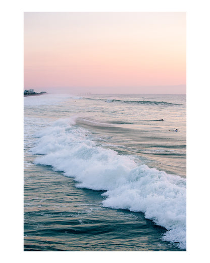 wrightsville beach pink sunrise beach print