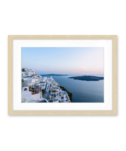 Blue Sunset Santorini Greece