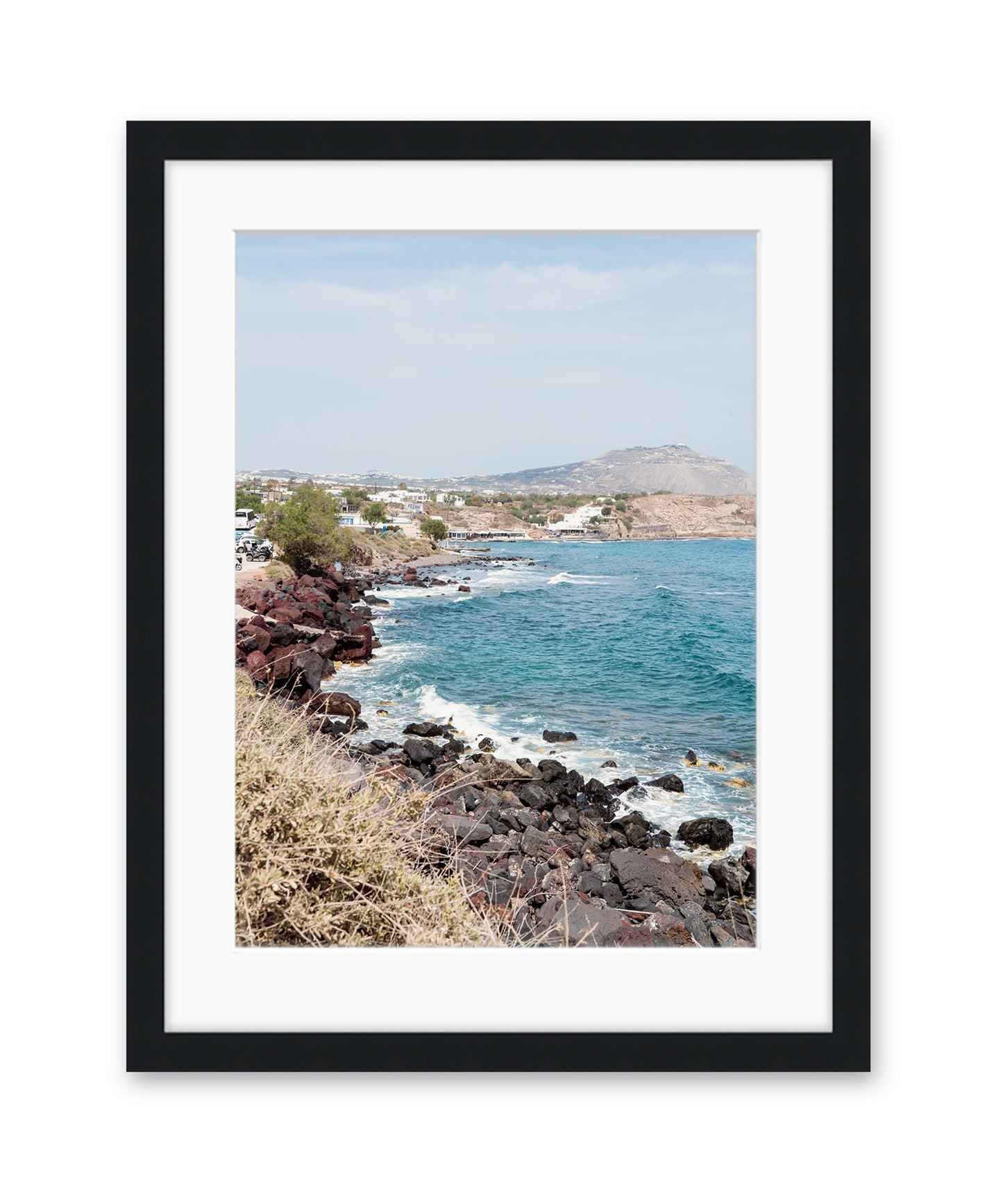 Red Beach, Santorini, Greece Art Print