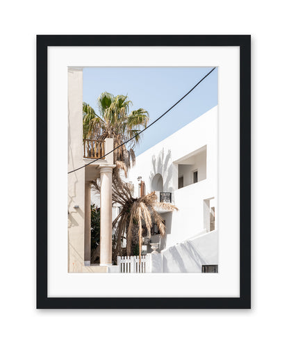 Pastel Tropical Travel Art | Greece