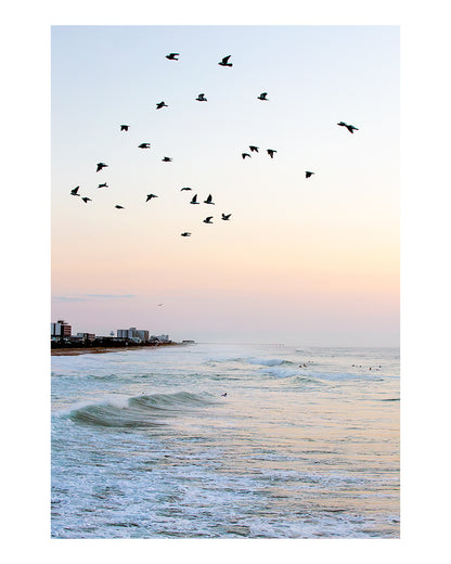 wrightsville beach blue sunrise ocean photograph