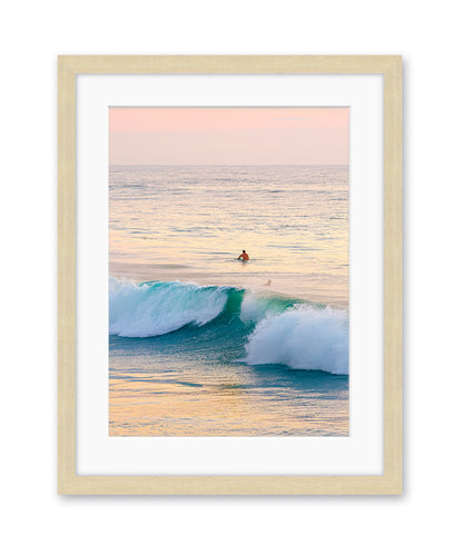 pastel pink sunrise wrightsville beach