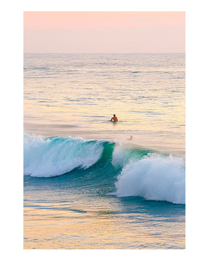 pastel sunrise wrightsville beach print