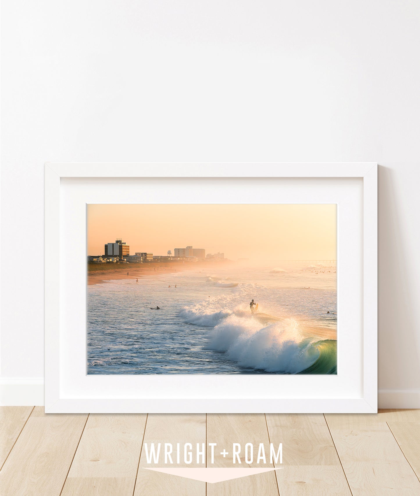 sunrise wrightsville beach surf print