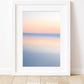 abstract minimal art print of a beach sunrise, Wright and Roam