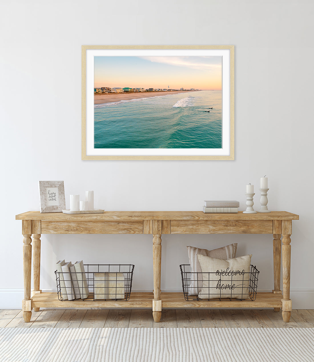 entryway decor, coastal beach house wall art