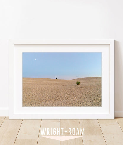 outer banks, jockeys ride photograph, minimalist wall art print by Wright and Roam