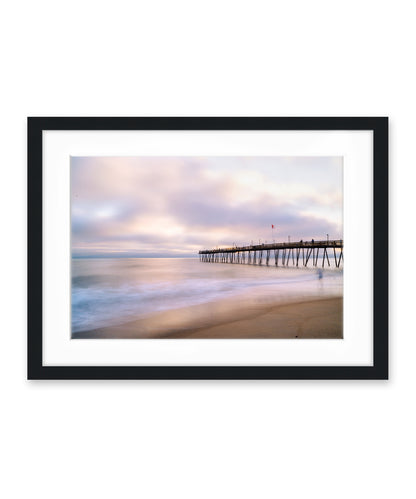 Outer Banks, Sunrise Beach Photograph, Black Frame