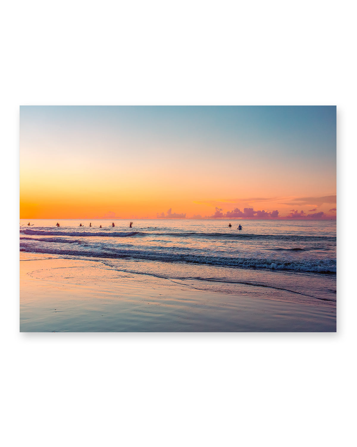 rainbow sunrise wrightsville beach photograph