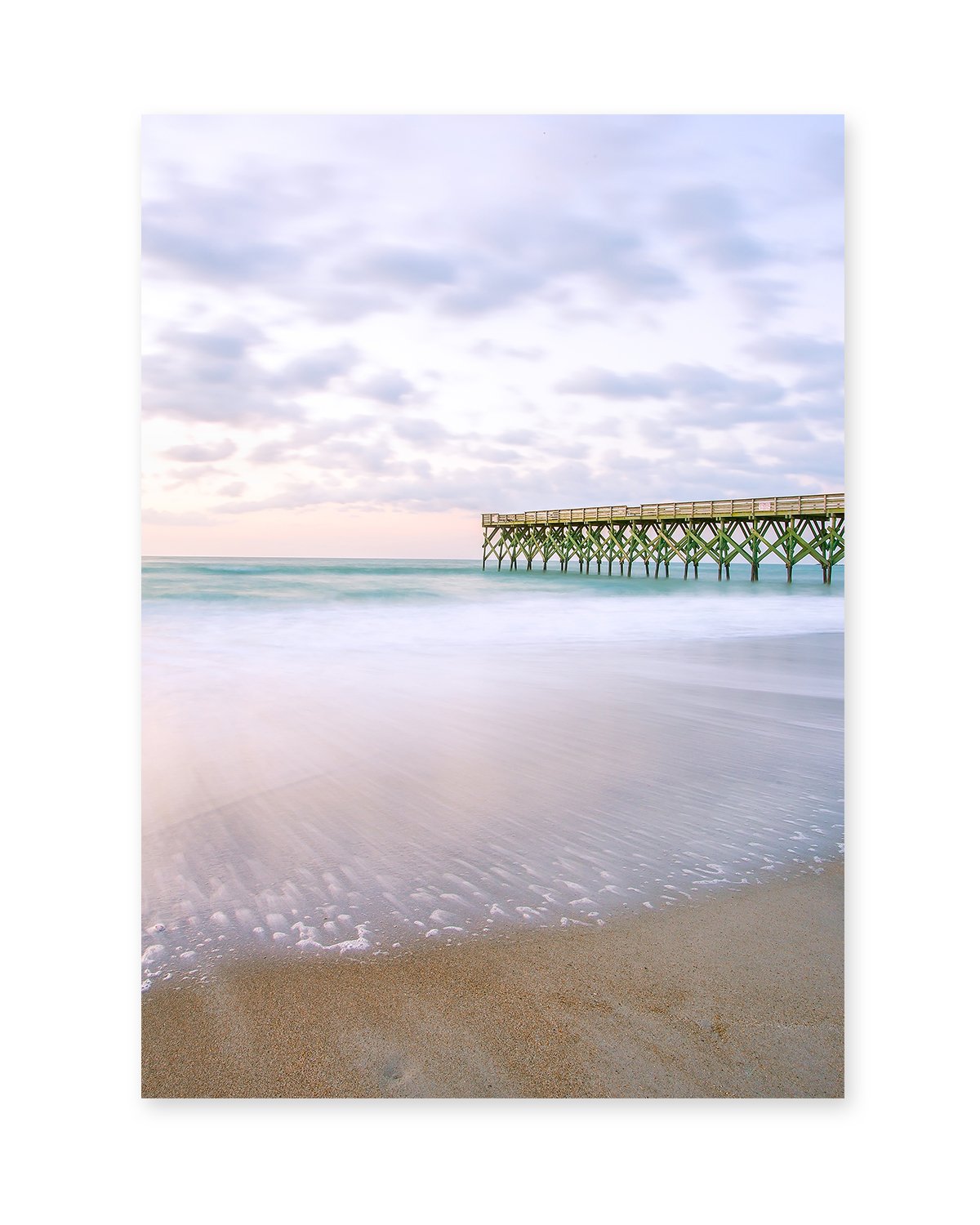 soft purple sunset beach photograph, Wright and Roam