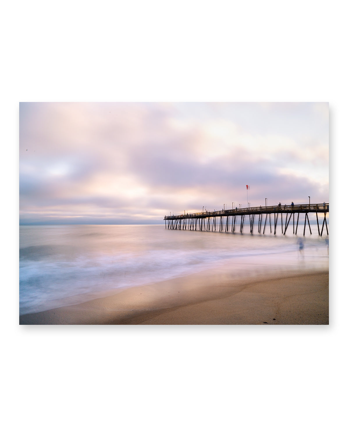 Outer Banks, Sunrise Beach Photograph, Large Wall Art by Wright and Roam