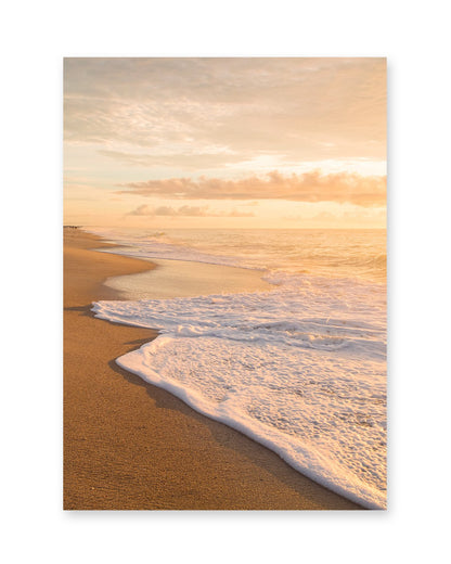 Warm Golden Sunrise Wrightsville Beach Photograph, Wright and Roam