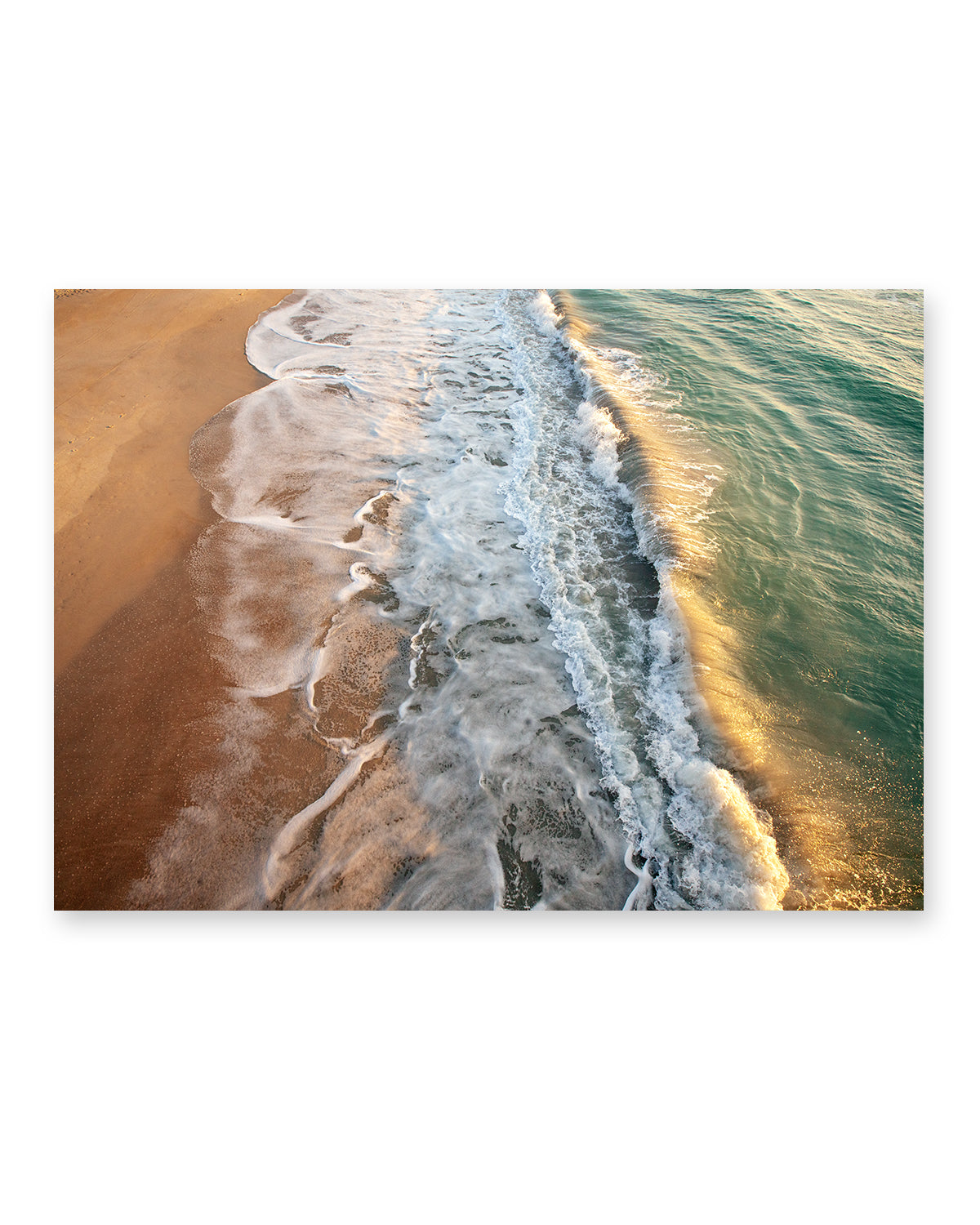 aerial waves wrightsville beach photograph