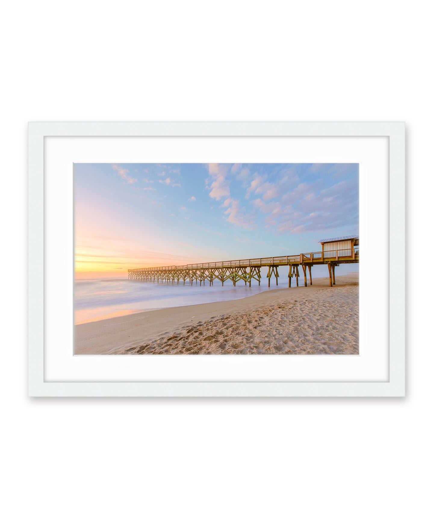 wrightsville beach photograph, framed beach print