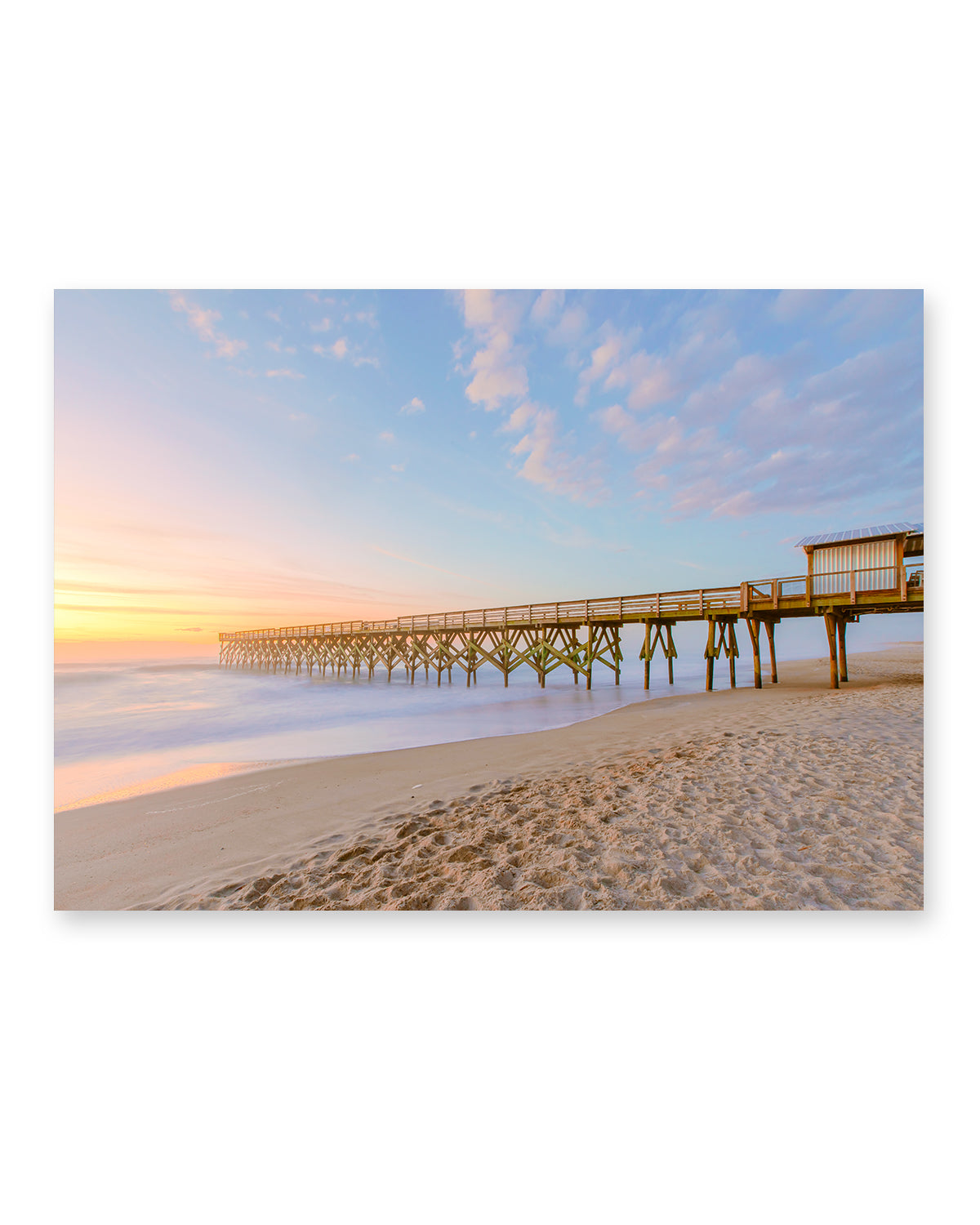 wrightsville beach photograph, sunrise beach print