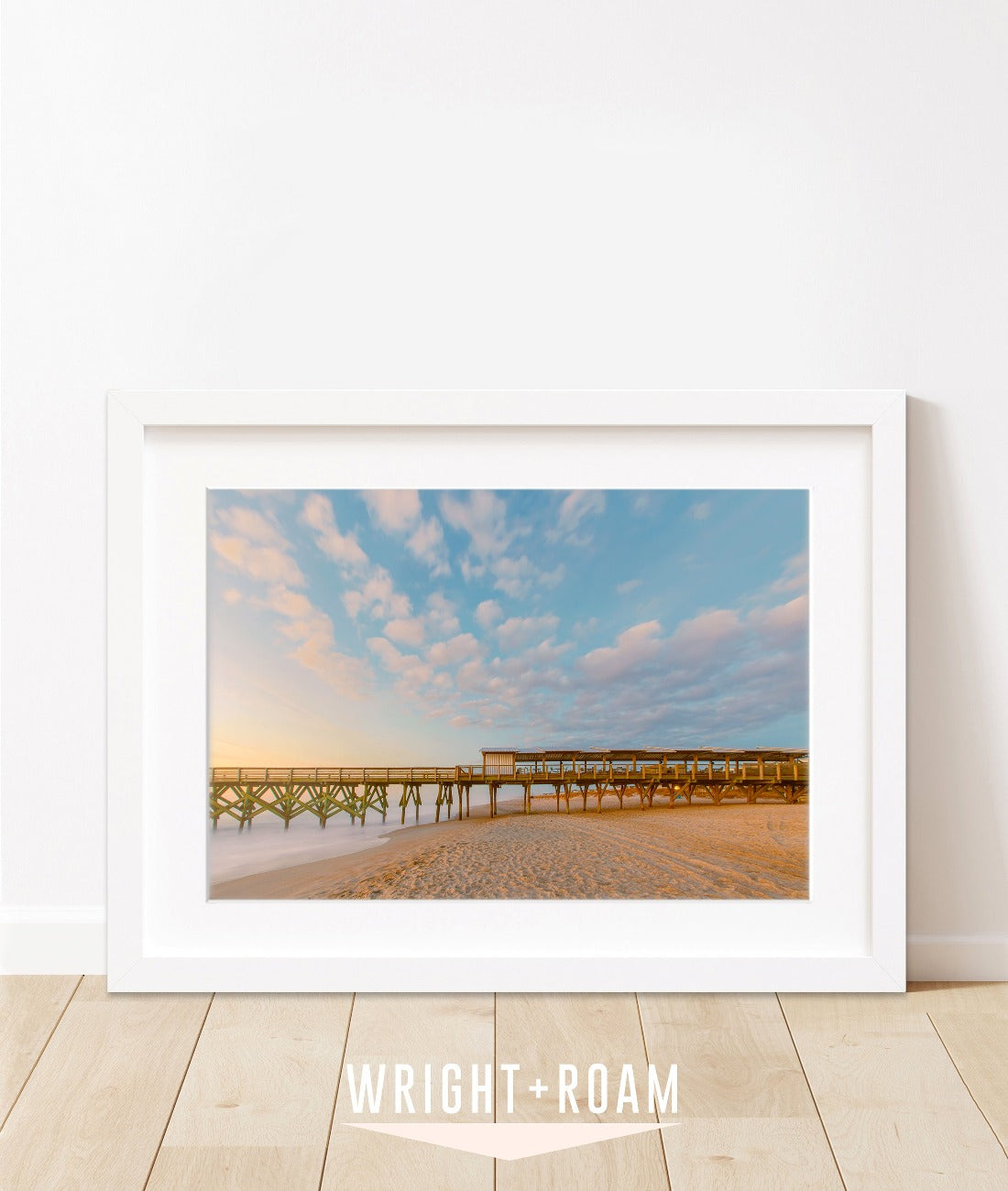 wrightsville beach, crystal pier sunrise photograph