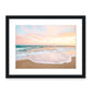 Pastel Colorful Sunset Wrightsville Beach Photograph, Black Frame by Wright and Roam